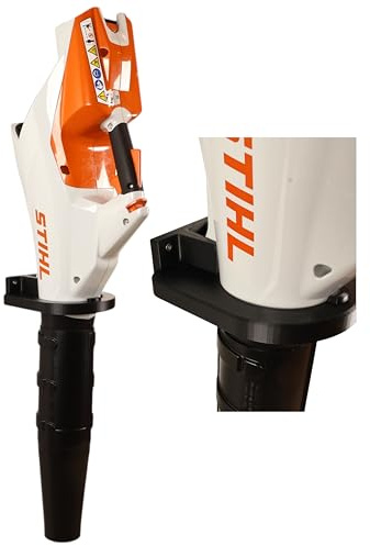 Halterung passend für STIHL BGA 86 Akku Laubbläser AP System Wandhalterung Gerätehalterung Zubehör Befestigung (Schwarz)