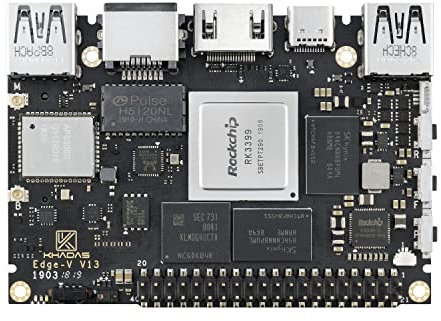 Khadas Edge-V Basic SBC mit LPDDR4 2+16GB EMMC 5.1 AP6356S WLAN, 2X2 MIMO ..