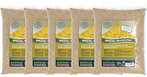 Bio Spezial-Wurmfutter - Beutel 5 Liter - Wurmfutter, Regenwurmfutter, Aufzuchtfutter