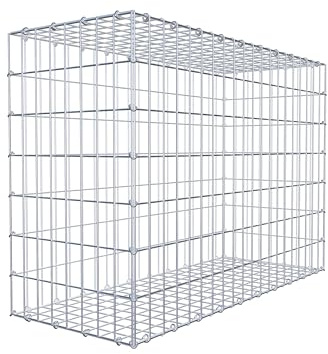 Gabiona Steinkorb-Gabione eckig, Maschenweite 5 x 10 cm, Tiefe 40 cm, Gabione 100 x 70 x 40 cm (L x H x T), C-Ring