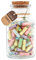 KBFUSHI Capsule Letters Message in a Bottle - Cute Things Gifts for Boyfriend/Girlfriend - Love Letter for Anniversary, Birthday,Valentines Day, Mother's Day Gift (Mixed Color 100pcs)