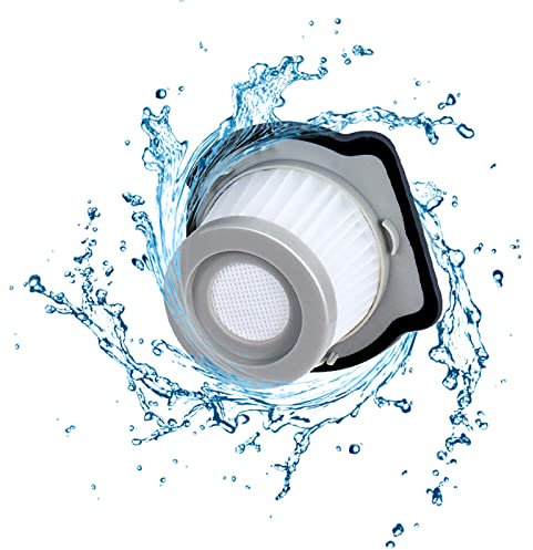 Filtro para Aspirador de Mano - Filtro de Recambio HEPA Universal para aspiradora de Coche - Recambio Lavable apto para Tamaño de núcleo del filtro inalámbrico de mano (208)
