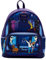 Loungefly Damen Scooby-Doo Monster Chase Doppelriemen Schultertasche Geldbörse, Mehrfarbig/Meereswellen (Ocean Tides), Einheitsgröße