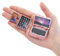 cobee Ensemble de Mini Ordinateurs Portables 1:12 Dollhouse, Mini Accessoires de Simulation de scène de Smartphone de Tablette d'ordinateur Portable en métal 3pcs (Or Rose)