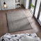 Taracarpet Kurzflor Flachgewebe Teppich für Wohnzimmer, Kinderzimmer und Schlafzimmer Einfarbig Uni Anthrazit Dunkel-Grau 200x280 cm