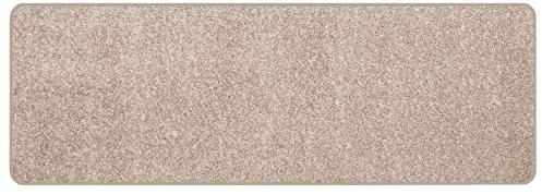 Primaflor Kurzflor Wohnzimmerteppich - Mumbai, Creme, 67x180 cm, Viele Größen und Farben, Moderner Teppich für Kinderzimmer, Arbeits- und Schlafzimmer, Fußbodenheizung geeigneter Teppichläufer