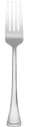 Oneida H332001A Emma Everyday Flatware Dinner Fork, Stainless Steel, Metallic