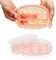 haakaa Babynahrung Gefrierschalen Muttermilch Zahnen Popsicle Form Babynahrung Aufbewahrungsbehälter Silikon Eiswürfelform mit Deckel Baby selbstfütternde geteilte Wurstplatte –4 m + Baby-Ananas Blush