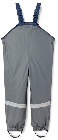 Playshoes Unisex Kinder Wind- und wasserdichte Regenhose Regenbekleidung Matschhose Regenlatzhose Fleece-Futter