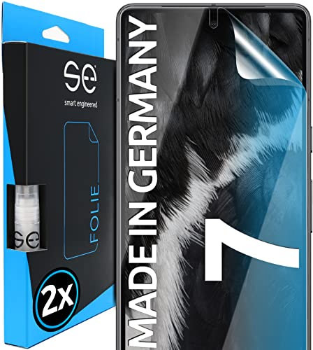 2x se® 3D SCHUTZFOLIE Transparent für Google Pixel 7,Selbstheilend, 100% Fingerabdruck & FaceID kompatibel, einfache blasenfreie Installation, Ultra-Klar, Stoß-Kratzfest, aus Deutschland