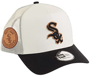 New era Chicago White Sox MLB Stone Black Established 1900 Sidepatch A-Frame Trucker Cap - One-Size
