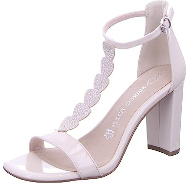 MARCO TOZZI Damen Sandalette in Beige, Größe 39
