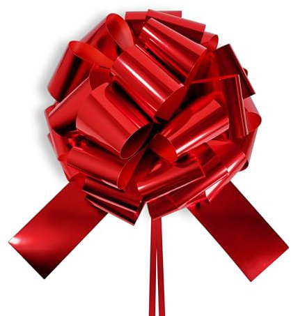 BOXHOME Große Auto-Schleife, 45,7 cm, rot, große Geschenkschleife für Party, Geburtstag, Hochzeit, Girlanden & Girlanden, Spendenaktionen, Dekoration