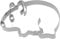 Birkmann, Ausstechform Meerschweinchen, 7 cm, Edelstahl, mit Innenprägung, hochwertige Qualität