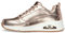 Skechers Femme Uno-Metallixs Basket, Rose Gold, 38 EU