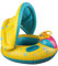 Bouée Bébé de Bouée Siège Bague De Natation Flottante avec Auvent Bouée Siège Gonflable Piscine Anneau de Natation pour Bébé 6-30 Mois