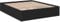 vidaXL Bettgestell, Bett Doppelbett für Schlafzimmer, Bettrahmen mit Lattenrost, Schlafzimmerbett Modernes Design, Schwarz 160x200cm Holzwerkstoff