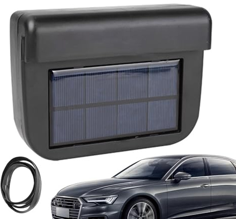 Uhngw Car Window Fan Solar Powered,Fast Rotation Solar Window Car Cooling Fan | Small Solar Exhaust Fan Car Ventilation Fan for Trucks SUV Window