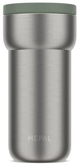 Mepal - Isolierbecher Ellipse - 4 Stunden heiß & 8 Stunden kalt - Thermobecher für Unterwegs - Geeignet als Tee & Kaffeetasse zum Mitnehmen - Passt in alle Becherhalter - 375 ml - Nordic sage