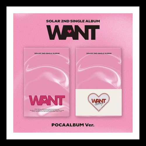 SOLAR [WANT] 2nd Single Album (POCA ALBUM Ver. + Card)