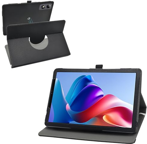 MAMA MOUTH Compatible con Bpad Mini SE Funda,rotación de 360°Funda para Bpad Mini SE/Robtomp M87QF68L/Blackview Link 2/Zuleisy E8A/Phatom E8A/HAOVM M8 de 8,7 Pulgadas Tableta,Negro