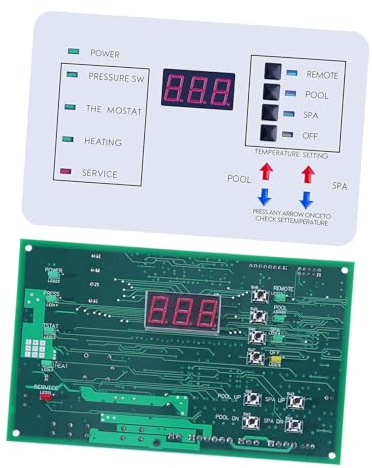 Contrôleur de température à affichage numérique de remplacement pour chauffages de piscine et spa modèles LN TSI200 Series Contrôleur numérique pour piscines