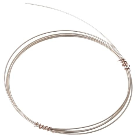 Alksubbm Cadena de alambre de plata 925 flexible de 39.37 pulgadas, accesorios de cadena para hacer joyas, accesorios de cadena redonda suave, guirnalda, corona, colgante, decoración de Pascua