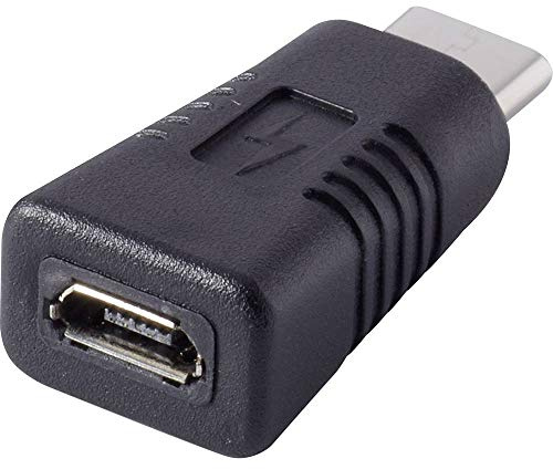 Renkforce USB 2.0 Adapter [1x USB-C® Stecker - 1x USB 2.0 Buchse Micro-B] rf-usba-11 vergoldete Steckkontakte