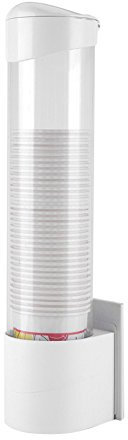 Yosoo Distributeur de Tasse en Papier Anti-poussière Support Accessoire de Fontaine d'eau 50 Tasses Conteneur Pratique 38 * 10cm