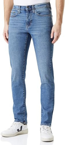 Amazon Essentials Herren Stretchjeans, athletische Passform, Helle Waschung, 32W / 31L