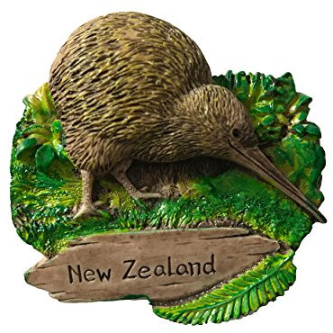 Kiwi Bird New Zealand 3D Fridge Magnet Tourist Souvenirs Sticker,Hand-Made Resin Home Decor New Zealand Refrigerator Magnet