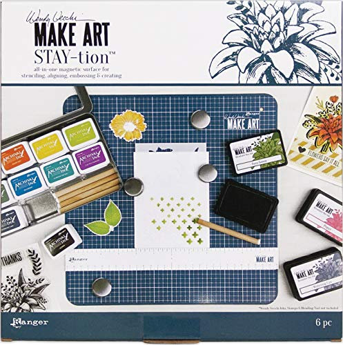 Ranger WVA64626 Wendy Vecchi Make Art Staytion-All-in-One magnetische Oberfläche, Multi, 1-PACK
