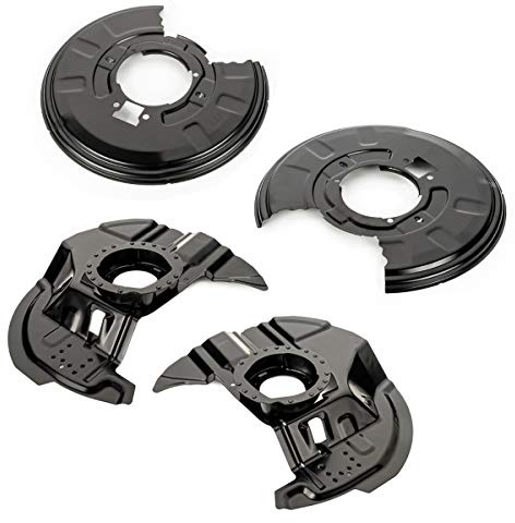 LST 4x Ankerblech Bremsscheibe Set vorne hinten 3er E46 325i 330d Cd Ci 330i