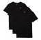 Lacoste Herren T-Shirt Rundhals TH3321, Männer Basic Tshirt,Tee,Regular Fit,Schwarz,M