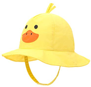 Azue Baby Kids Sun Hat UPF 50+ Toddler Outdoor Summer Play Hat Breathable for 1-7 Years Boy Girls Duck L(3-4 Years)