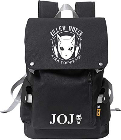 WANHONGYUE JoJo's Bizarre Adventure Anime Cosplay Unisex 15.6 Zoll Laptop Rucksack Backpack Schulranzen Reisetasche Grau / 7