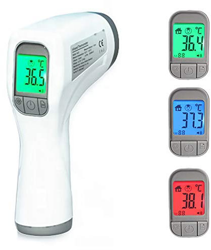Berührungsloses digitales Infrarot-Thermometer. Saiko