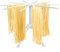 Kupink Stendino Pieghevole per Pasta 10 Rami Noodles Pieghevoli Stendino Stalla Fatta A Mano Tagliatella Supporto Compatto Luce Facile da Installare e Memorizzare (Bianca)