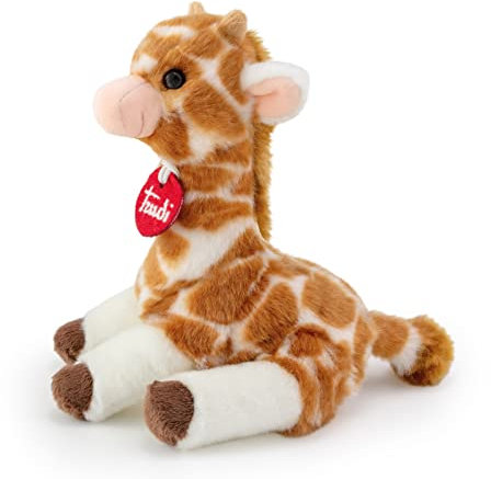 Trudi Trudino Girafe Deluxe Peluche Petit Cadeau Saint Valentin et Noël | 13x19x13cm XS | Trudini Classic | modèle TUDG3000