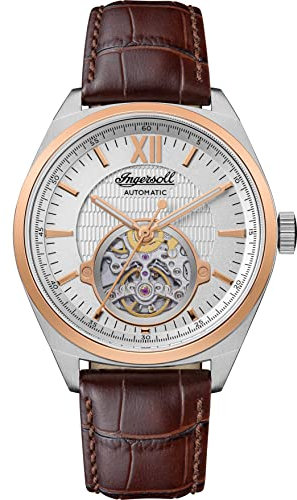 Ingersoll Herren-Uhren Analog Automatik One Size Schwarz 32018094