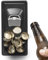 TOOLETRIES - The Catcher - Bottle Opener with Silicone Grip Technology & Built-in Magnet to Catch Caps - Removable & Reusable - for Home Fridge, Shower, Garage, or Any Shiny Surface