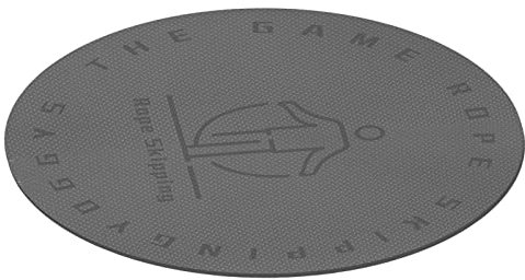 Tappetino per corda per saltare, 60 cm, tappetino antiscivolo per allenamento a casa, palestra, corda da salto, yoga, pilates e esercizi di fitness con design rotondo