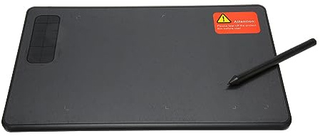 Digitaler Zeichenblock, Starke Kompatibilität, 9 X 6 Zoll, 12 Tastenkombinationen, Multifunktionales Grafiktablett mit Alternativen Spitzen für OneNote für OS X