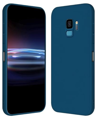 RankOne Hülle für Samsung Galaxy S9 (5.8 Inches) Weiche TPU Silikonhülle - Saphirblau