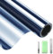 DIFIT Vinilo Adhesivo Cristal Vinilo Espejo para Ventanas Privacidad Control del Calor Anti UV Película de Reflectante Vinilos para Cristales Pegamento para Casa Oficina（Azul-Plateado, 44.3x200cm）