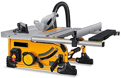 Table Saw 210mm 8 Inch Wood Cutting Saw Dust Free with Extension Portable Woodworking Machine Easy to Use for Beginners and Pros(with Aluminum Blade)