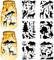 CREATCABIN 12 Blatt,6 Stile,Waldtiere,Einmachglas-Aufkleber,Wildtier-Aufkleber,Gestanzte Silhouetten,Selbstklebend,PVC,Wasserfest,Für Bastelarbeiten,Scrapbooks,Laternen,Gläser,Wände,Fenster,20x15cm