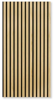 Akustikpaneele 3D Lamellen MDF mit Filz 1040x520x15mm – 2 Stück (1,08m²) | Schallabsorbierend & dekorativ | Holzoptik Wandverkleidung (11000D)