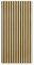 Akustikpaneele 3D Lamellen MDF mit Filz 1040x520x15mm – 2 Stück (1,08m²) | Schallabsorbierend & dekorativ | Holzoptik Wandverkleidung (11000D)
