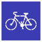 PANNEAU VÉLO. PANNEAU PISTE CYCLABLE. PANNEAUX PISTE VÉLO. SIGNALÉTIQUE OBLIGATOIRE. PANNEAU SIGNALISATION ROUTIÈRE. - 350 x 350 mm - Aluminium 2 mm - Aluminium 2 mm -